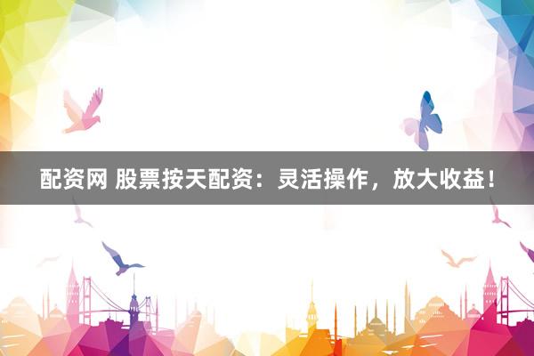 配资网 股票按天配资：灵活操作，放大收益！