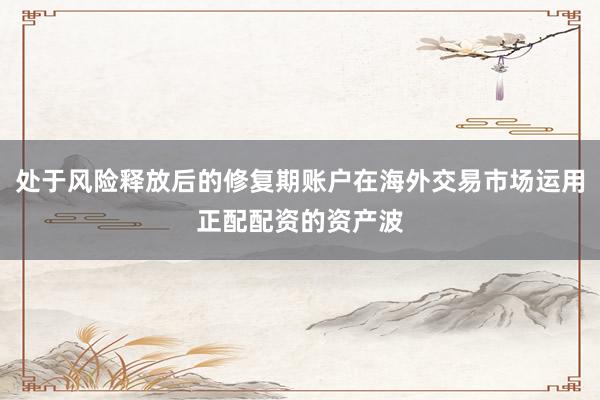 处于风险释放后的修复期账户在海外交易市场运用正配配资的资产波